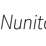 Nunito Sans 10pt Condensed