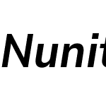 Nunito Sans 10pt SemiCondensed