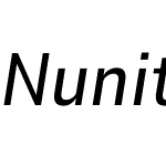 Nunito Sans 7pt Condensed