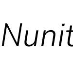 Nunito Sans 10pt SemiCondensed