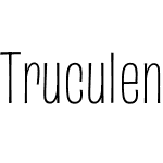 Truculenta 60pt Condensed