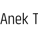 Anek Tamil SemiCondensed