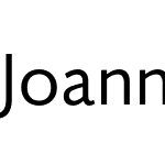 Joanna Sans Nova