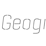 Geogrotesque Stencil-B