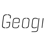 Geogrotesque Stencil-B