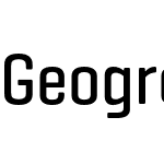 Geogrotesque Condensed