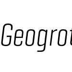 Geogrotesque Compressed