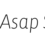 Asap SemiCondensed