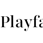 Playfair 144pt