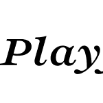 Playfair 9pt SemiExpanded