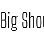 Big Shoulders Text