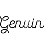 Genuine Script Textured