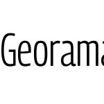 Georama Condensed