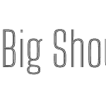 Big Shoulders Inline Text