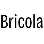 Bricolage Grotesque 36pt Condensed