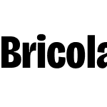 Bricolage Grotesque 72pt Condensed