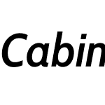 Cabin SemiCondensed