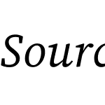 Source Serif 4 18pt
