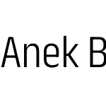 Anek Bangla SemiCondensed