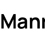 Manrope