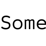 Sometype Mono