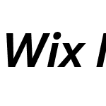 Wix Madefor Text