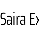 Saira ExtraCondensed