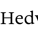 Hedvig Letters Serif