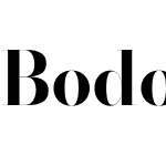 Bodoni Moda 72pt