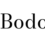 Bodoni Moda 9pt