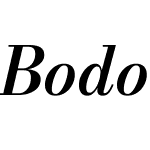 Bodoni Moda 9pt