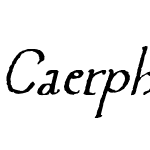 Caerphilly-Italic