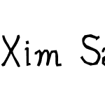 Xim Sans 手書き風