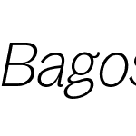 Bagoss Condensed