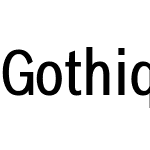 Gothique Extra Condensed