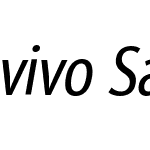 vivo Sans Cond Italic