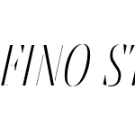 Fino Stencil Title