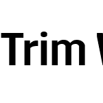 Trim Web