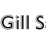 Gill Sans Nova Display