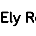 Ely Rounded Bold