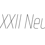 XXII Neue Norm