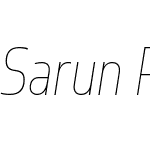 Sarun Pro Condensed