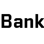 Bank Gothic Pro Condensed