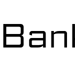 Bank Gothic Pro