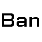 Bank Gothic Pro