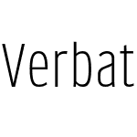 Verbatim Narrow