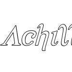 Achilles Outline Italic