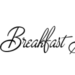 Breakfast Script