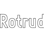 Rotrude Outline