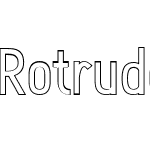 Rotrude Outline